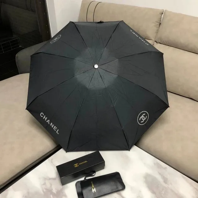 Chanel Umbrella Logo Print