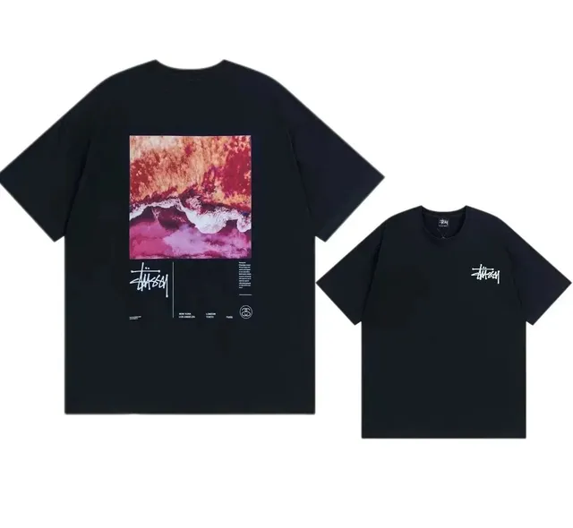 Stüssy Graphic Tee Ocean Print