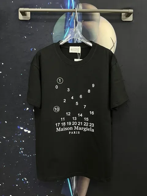 Maison Margiela Numbered Tee Numeric Print