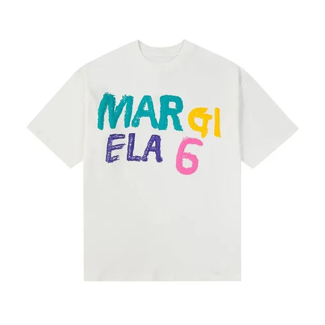 Maison Margiela Graphic Tee Multi-Color Logo Print