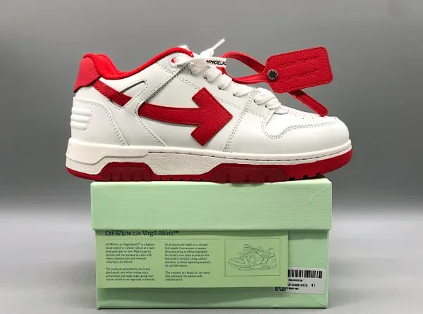 Off-White Diagonal Arrow White/Red