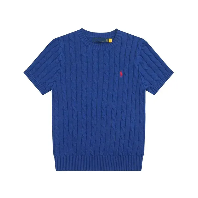 Polo Ralph Lauren Cable Knit Short-Sleeve Sweater