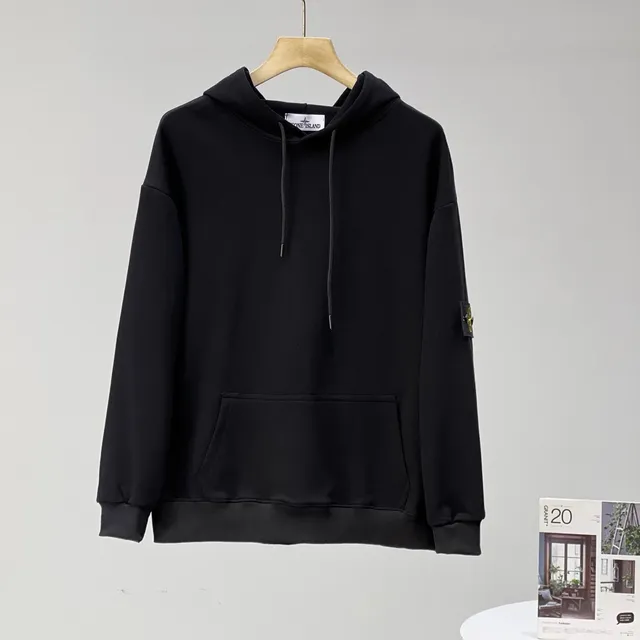 Stone Island Hooded Sweatshirt Classic Logo Patch