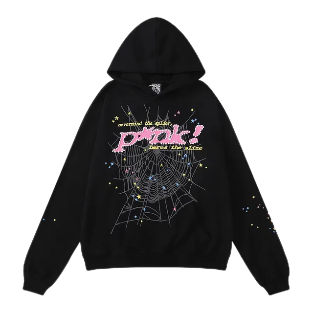 Sp5der Hoodie Spider Web Graphic