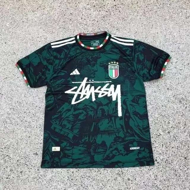 Italy National Team Jersey Stüssy x Adidas Collaboration