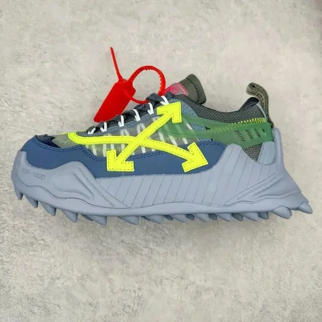 Off-White Diagonal Grey Blue Yellow