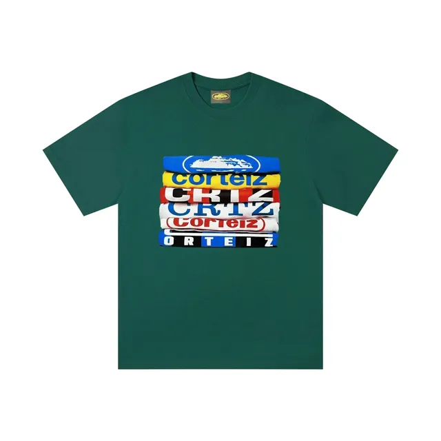 Corteiz Stacked Logo Tee Multi-Logo Print