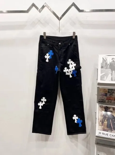 Chrome Hearts Cross Patch Jeans