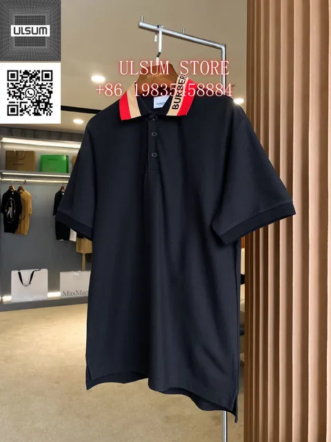 Burberry Polo Shirt Icon Stripe Collar