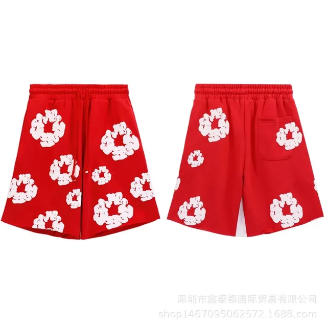 Printed Shorts Floral Pattern