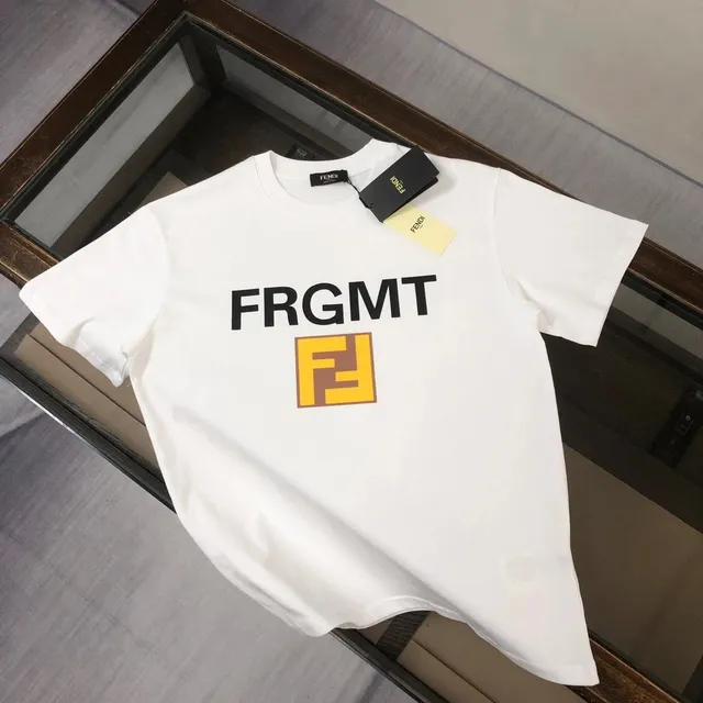 Fendi × Fragment Design FRGMT Logo Tee
