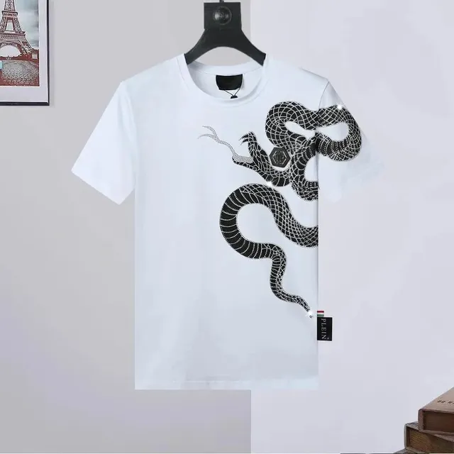 Philipp Plein T-Shirt Crystal Dragon Print
