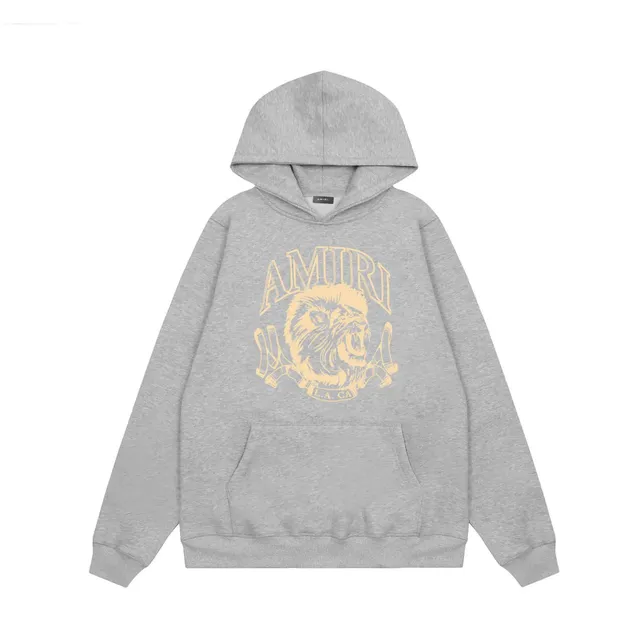 Amiri Hoodie Lion Logo