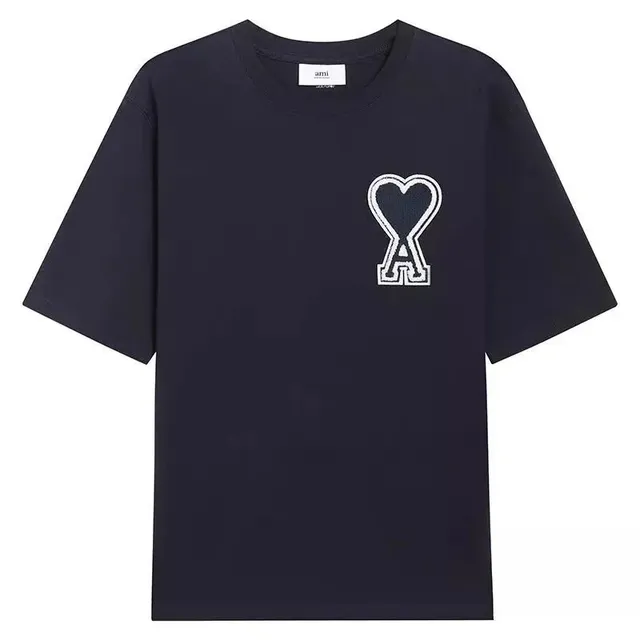 AMI Paris Logo T-Shirt Heart Logo