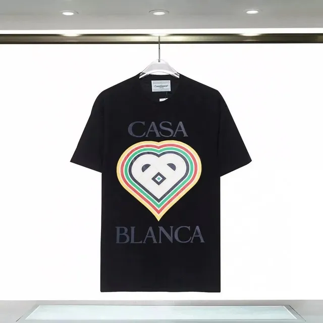 Casablanca Heart Logo Tee Casa Blanca Print