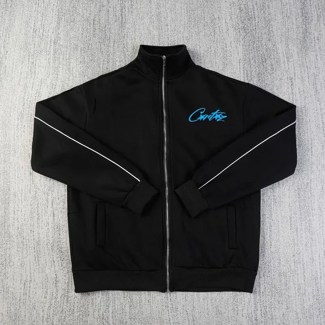 Corteiz Track Jacket Blue Logo