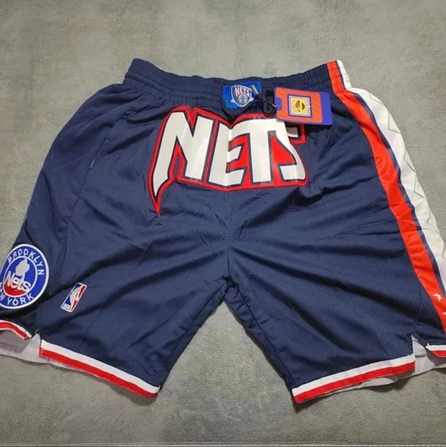NBA Brooklyn Nets Shorts Team Logo Mesh