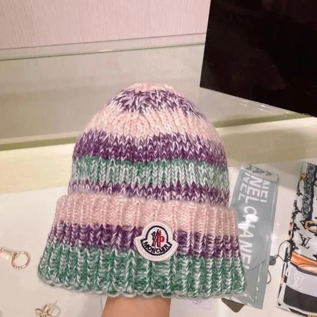 Moncler Knit Beanie Multi-Stripe
