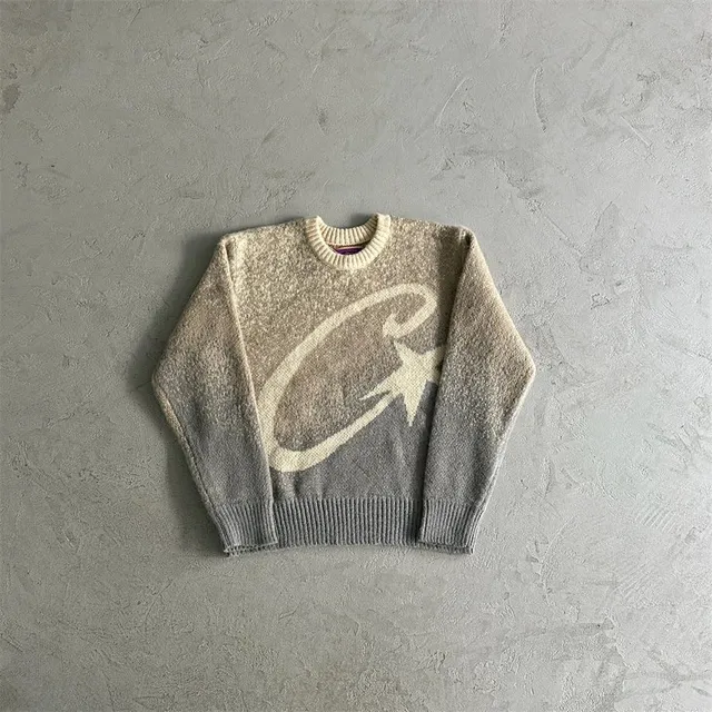 Corteiz Knit Sweater C Logo Gradient