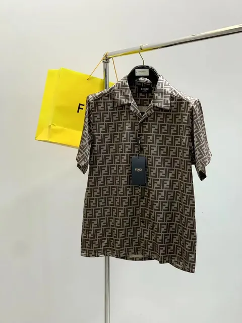 Fendi FF Logo Shirt Monogram Print