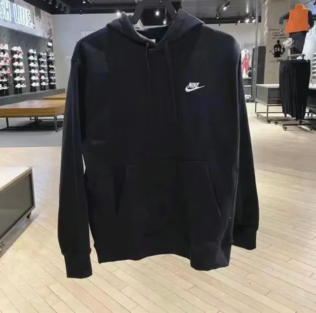 Nike Club Fleece Hoodie Swoosh Logo