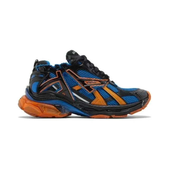 Balenciaga Speed Trainer Blue Orange Black
