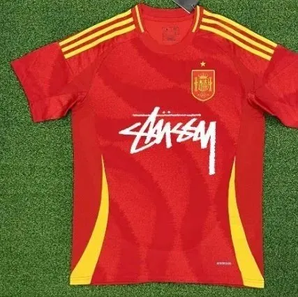 Stüssy Spain National Team Jersey Stussy x Adidas Collaboration