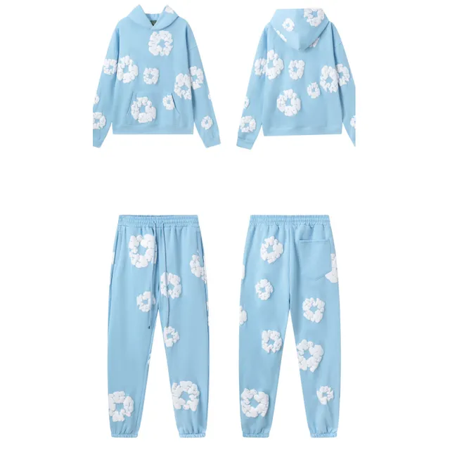 Hoodie and Jogger Set Cloud Print