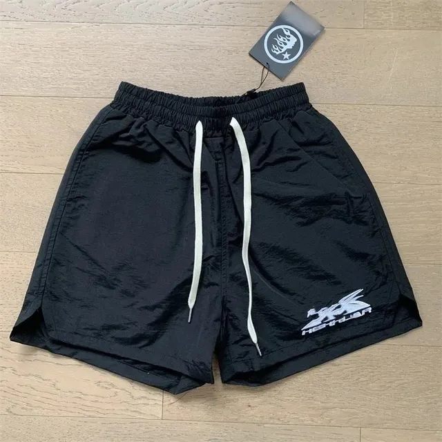 Hellstar Track Shorts Flame Logo