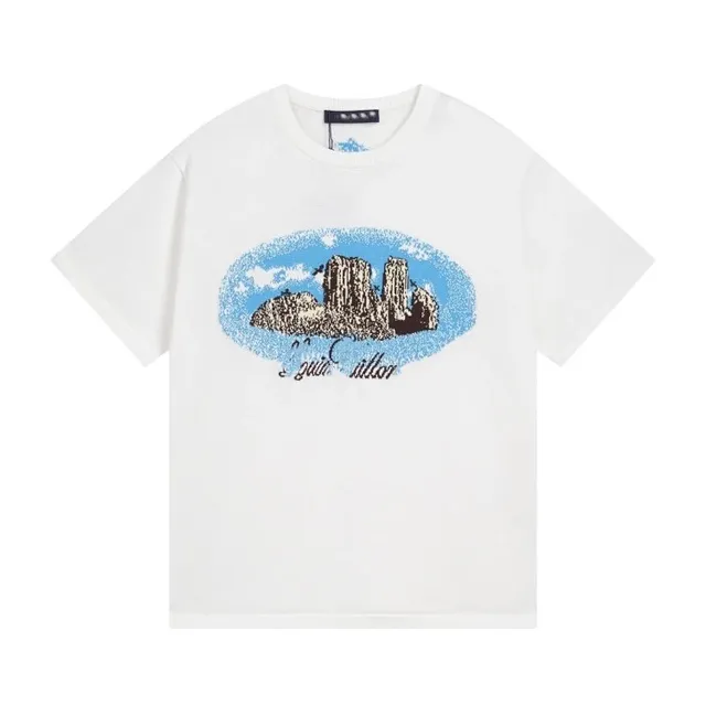 Dior Graphic T-Shirt Rock Formation Print