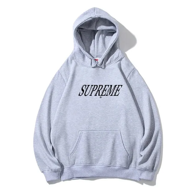Supreme Box Logo Hooded Sweatshirt Heather Grey