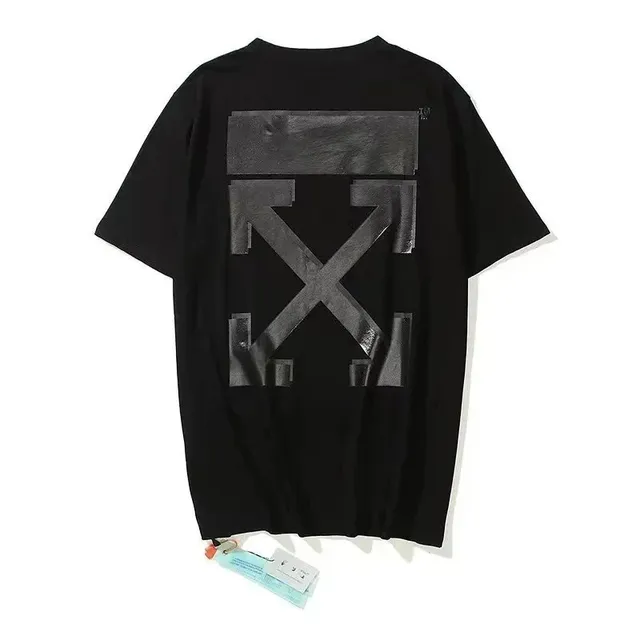 Off-White Arrow Graphic Tee Black with Reflective Arrows