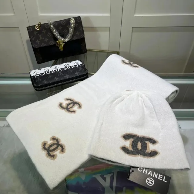 Chanel Knit Beanie CC Logo