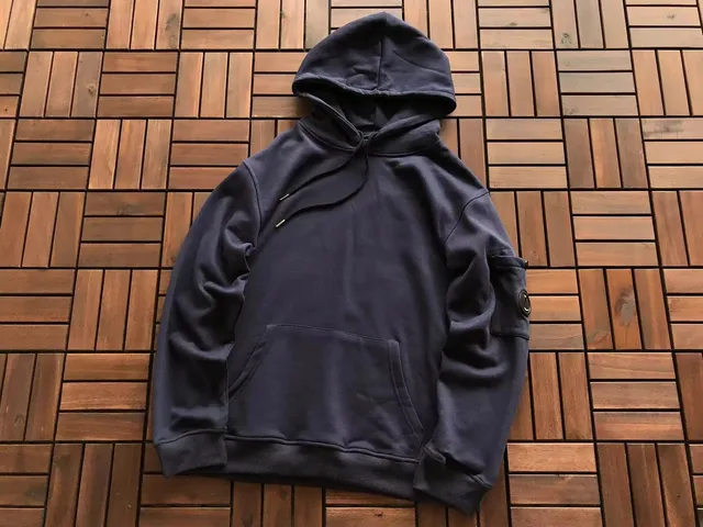 C.P. Company Goggle Hoodie Navy