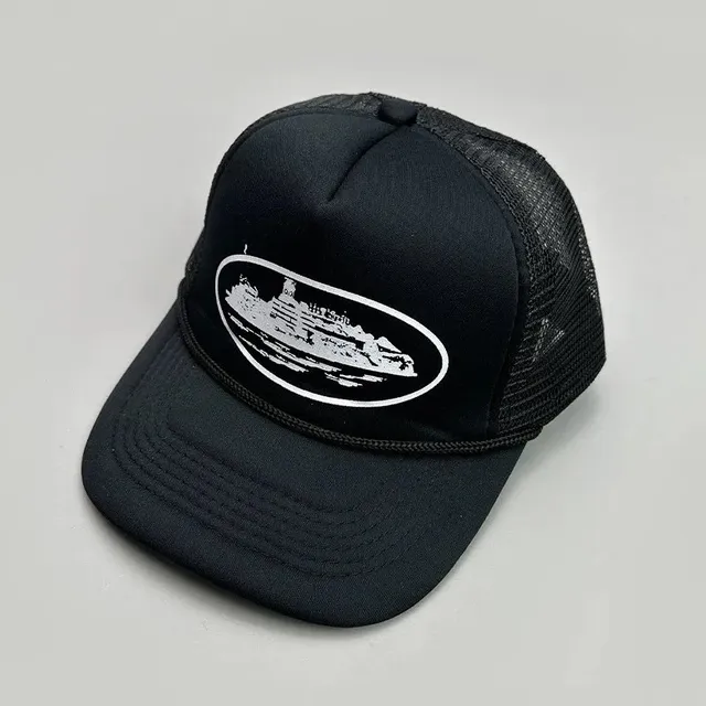 New Era Trucker Cap Ship Graphic