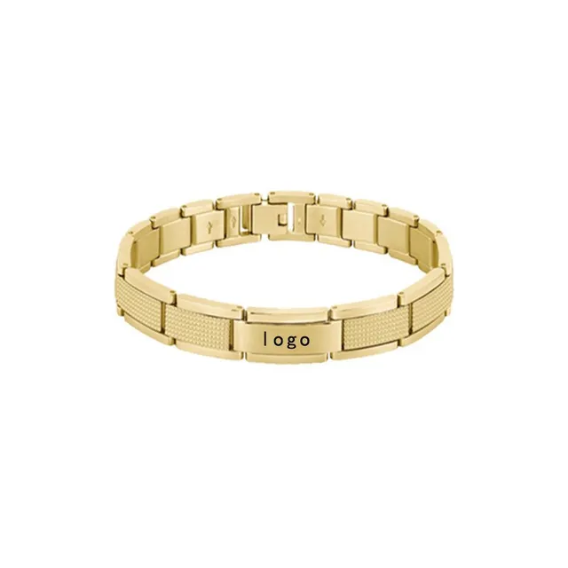 Link Bracelet Text Engraved