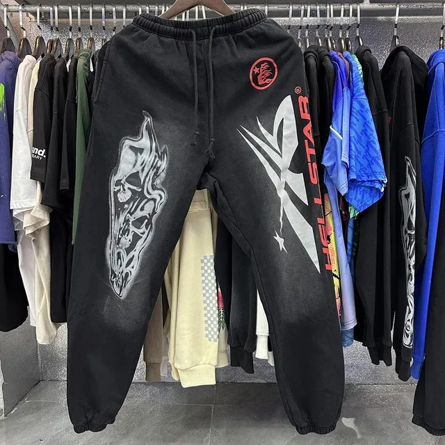 Hellstar trousers Skull Print