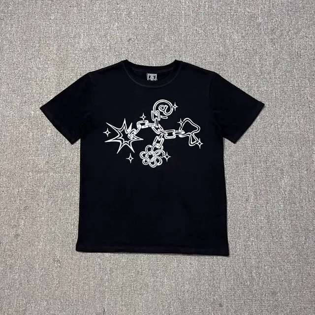 Corteiz Graphic Tee Chain & Star Print