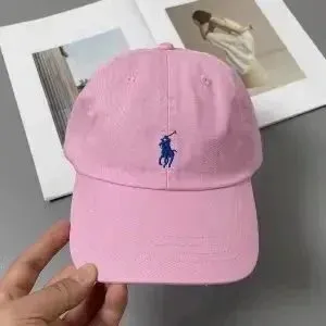 Polo Ralph Lauren Baseball Cap Pink with Jumping Pony