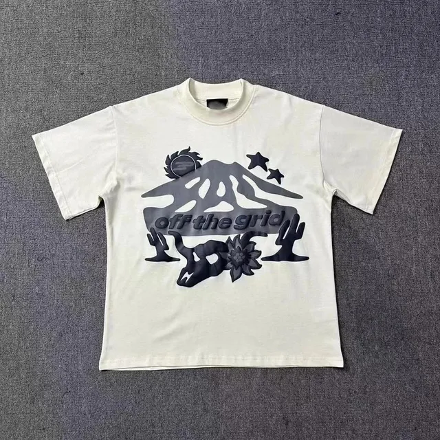 Off-White Graphic T-Shirt Desert Landscape Print