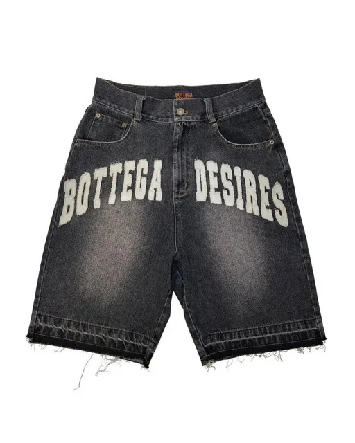 Bottega Veneta Denim Shorts Bottega Desires Arch Logo