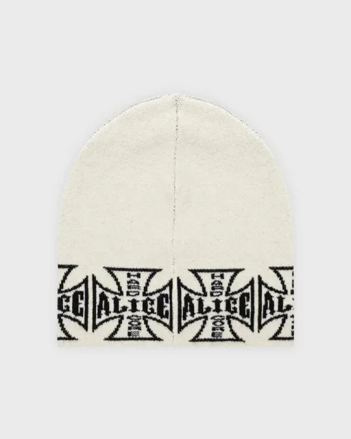 Off-White Beanie Iron Cross Logo