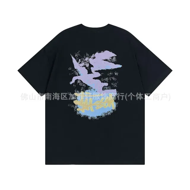 Stüssy Graphic T-Shirt Abstract Bird Print