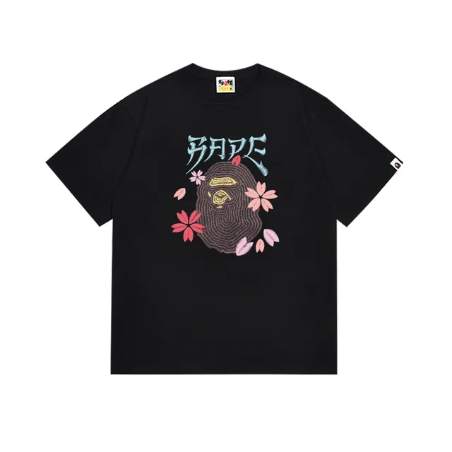 BAPE Graphic Tee Cherry Blossom Ape Head