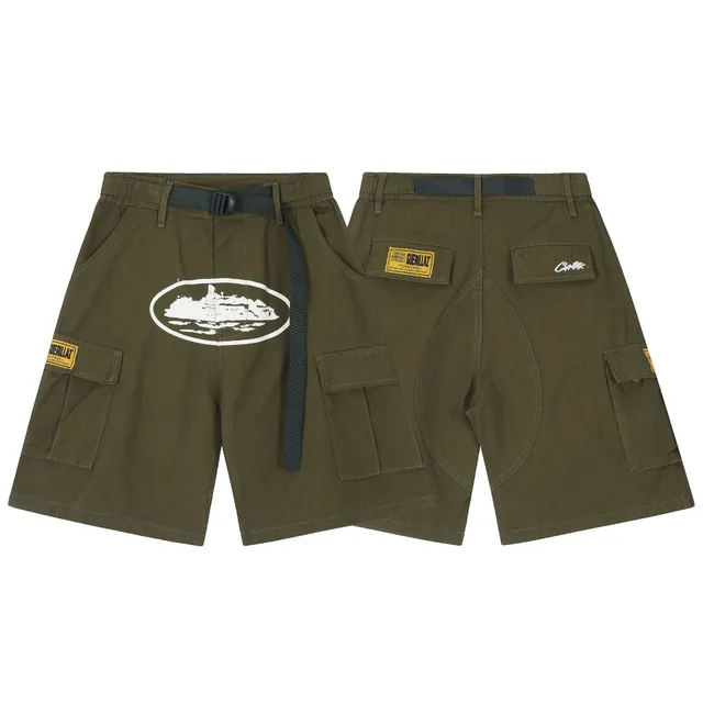 Corteiz Cargo Shorts Island Print