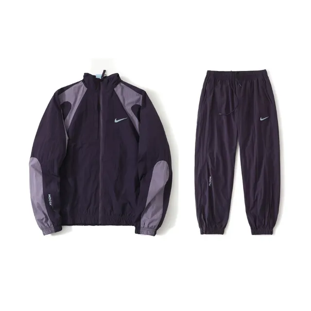 Nike × NOCTA Tech Fleece Windrunner Set Purple/Grey