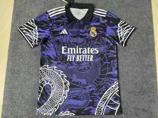 Adidas Real Madrid Jersey Dragon Print