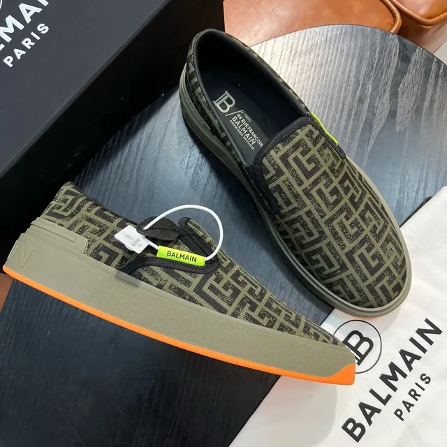 Balmain Slip-On Sneaker GG Monogram