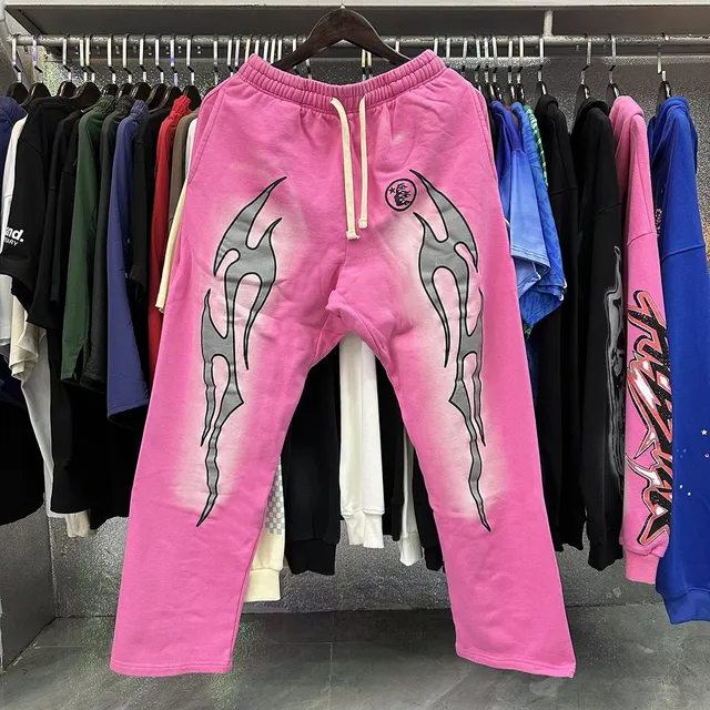 Broken Planet Flame Sweatpants Ombre Flame Print