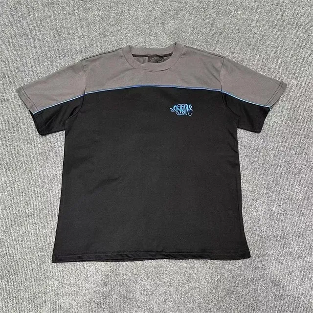 Short-Sleeve T-Shirt Color-Block with Graphic